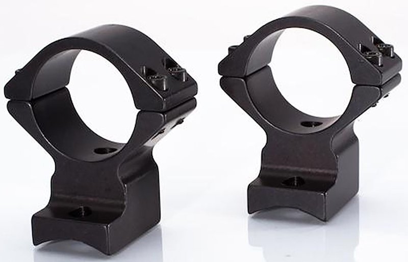 Talley 940765 1in Tube Scope Mount Rings Black Aluminum