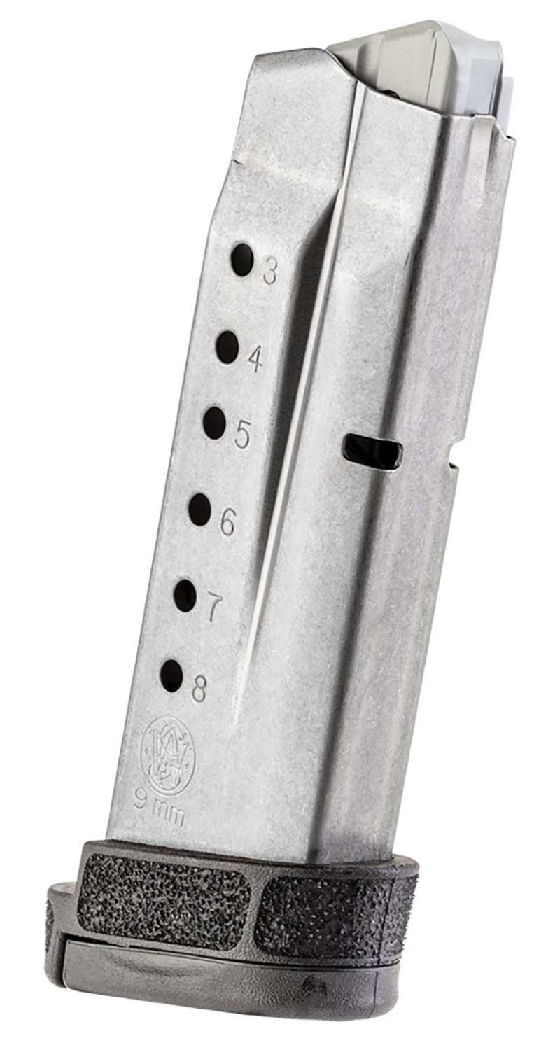 Smith & Wesson M&P Shield 3009876 8rd 9mm Luger Magazine Stainless Steel