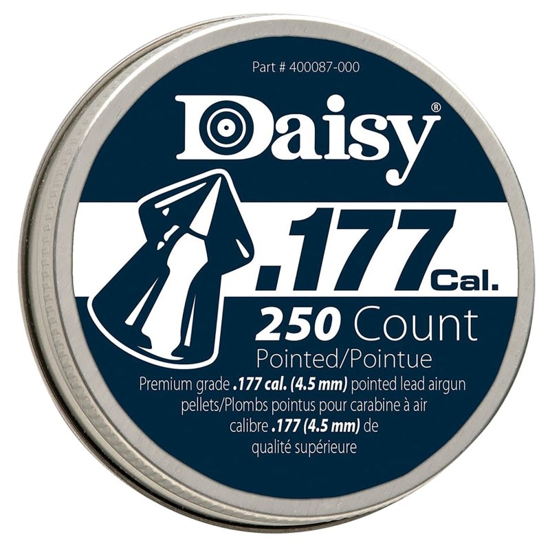 Daisy 987777406 PrecisionMax Premium 177 Lead Pointed Field Pellet 250 Per