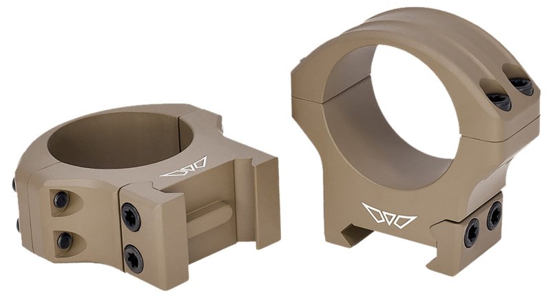 Warne 8502DE Hyperlite Scope Rings Dark Earth 1" High