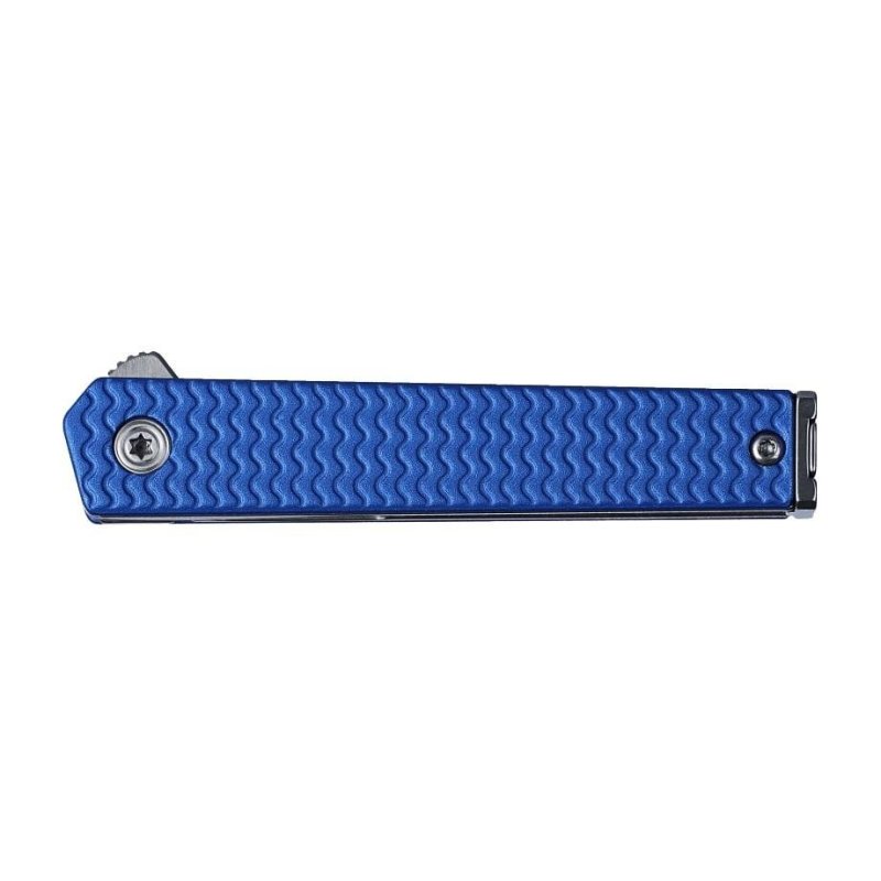 CRKT CEO Microflipper Folding Knife 2-1-5" Sheepsfoot Blade Blue