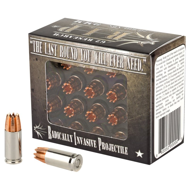 G2 Research RIP 9mm Luger 92gr Hollow Point Ammo 20 Rounds