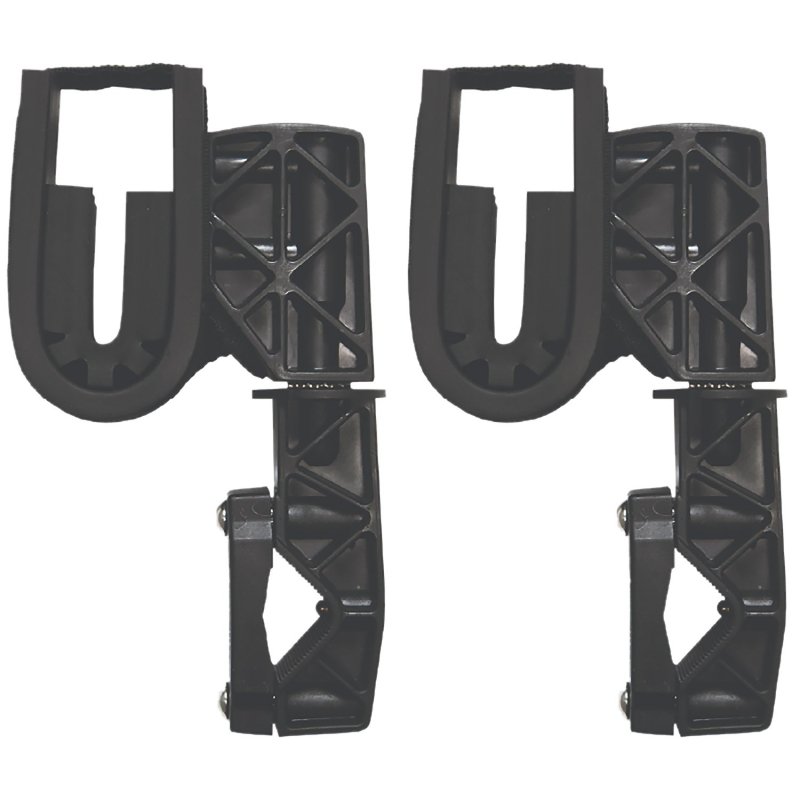 Rugged Gear 10100 Single Hook Gun Mount Black Nylon 2 Pack for ATV