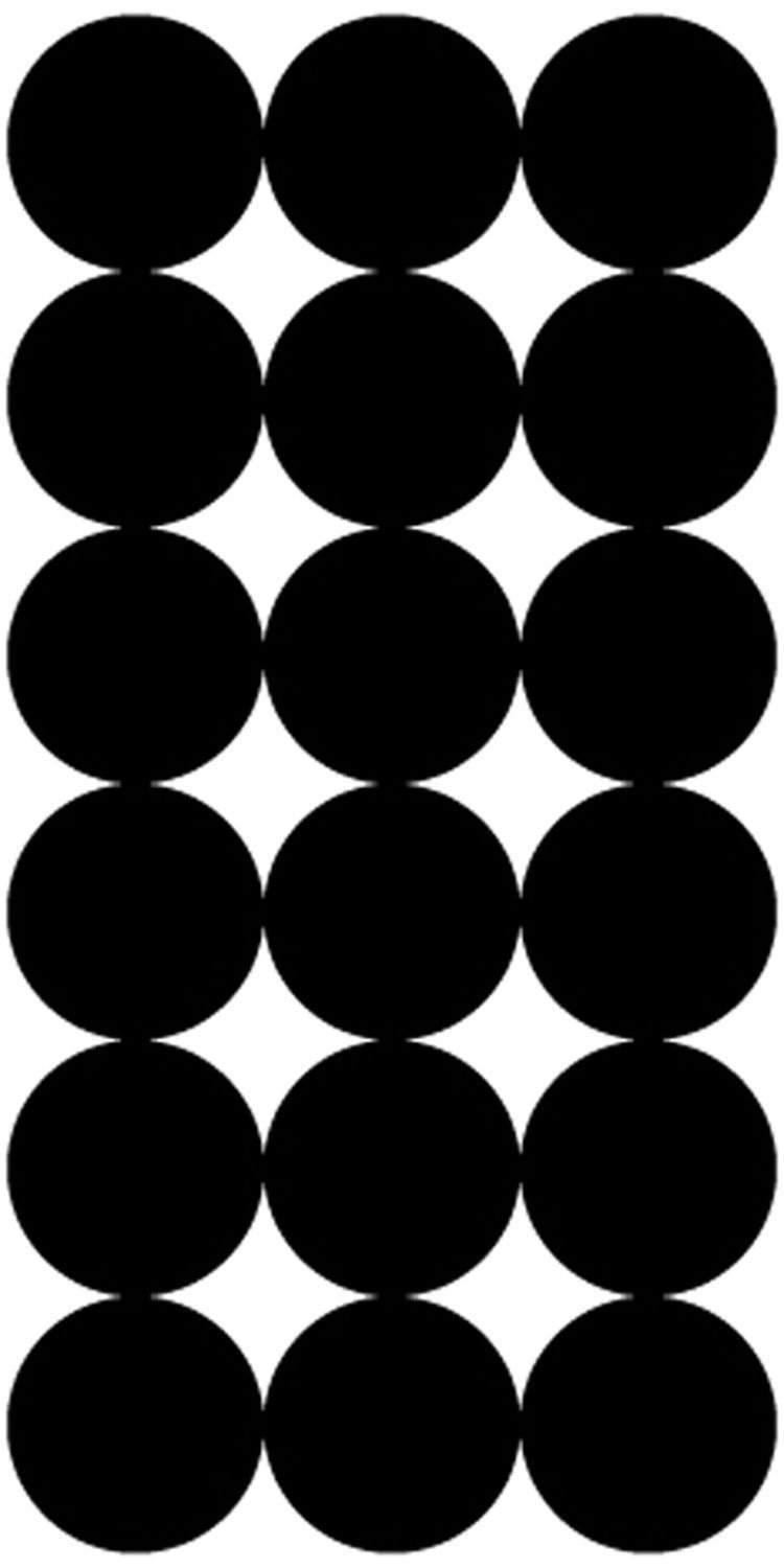 Pro-Shot P216 SplatterShot Repair Pasters Black 1" Self-Adhesive 216