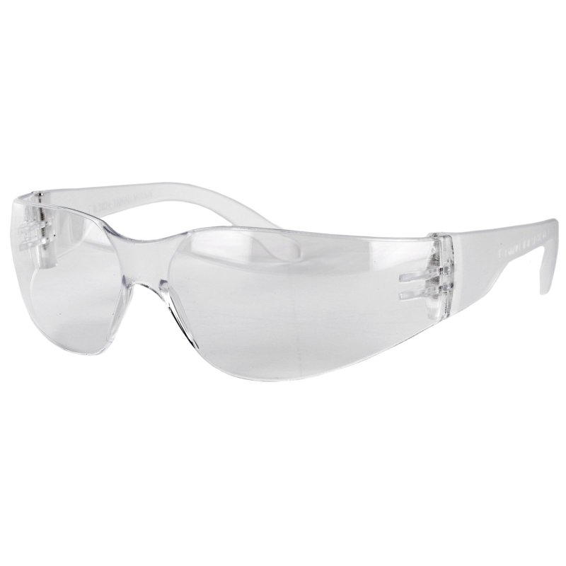 Radians MR0110ID Safety Glasses Clear Polycarbonate Dual Wraparound Lens