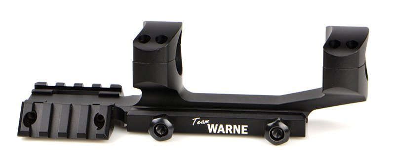Warne RAMP1 R.A.M.P. Scope Mount/Ring Combo Black Anodized 1" AR-15