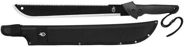 GERBER Gator Machete 18" Saw / 15" Plain Edge Nylon Sheath