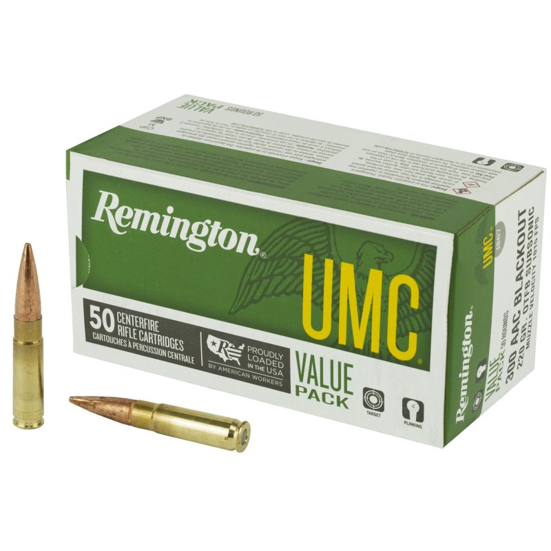 Remington UMC Value Pack 300 Blackout 220 gr OTFB 50 Rounds 24026