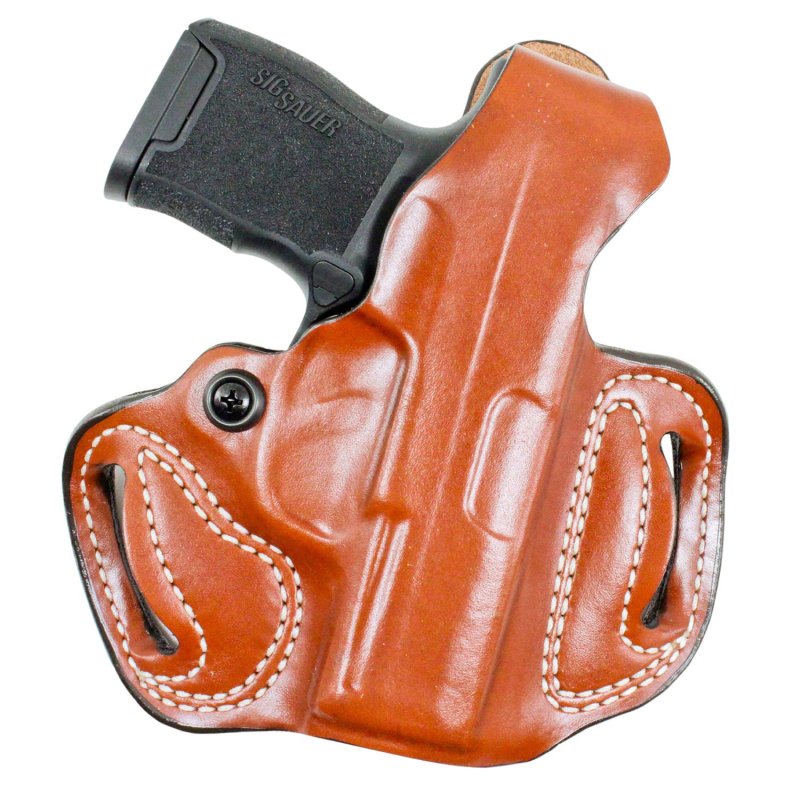 DeSantis 085TAE1Z0 Thumb Break Mini Slide Tan Leather Holster Glock 17/19/22