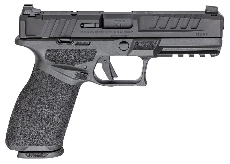 Springfield Armory Echelon EC9459B3D 9mm, Black Polymer Frame, 4.5" Hammer Forged Steel Barrel, Optics Ready, Tritium 3-Dot Sights, 17/20-Round Magazines