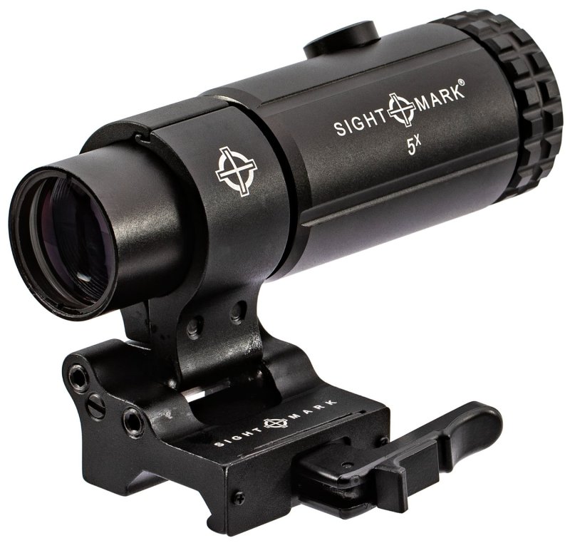 Sightmark T-5 5x23mm Magnifier w/ LQD Flip Mount