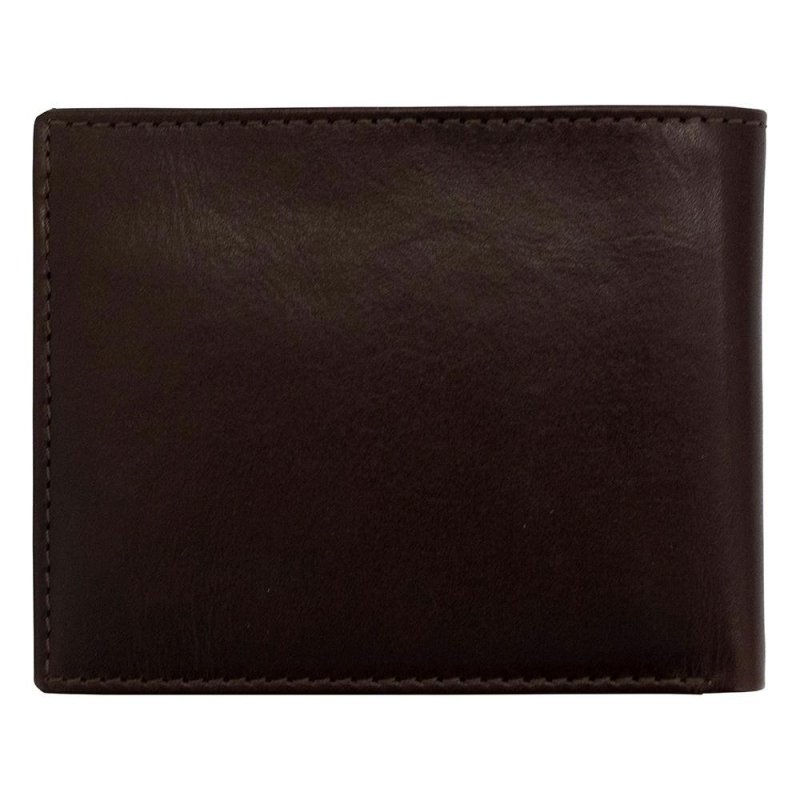 Cameleon 49350 Smith & Wesson Bifold Wallet Genuine Leather Brown RFID