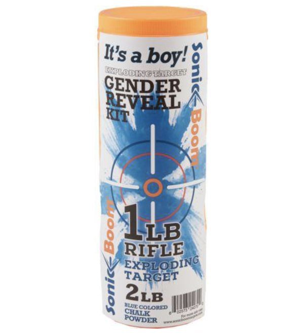 Sonic Boom SBTGRBOY Gender Reveal Boy Exploding Target