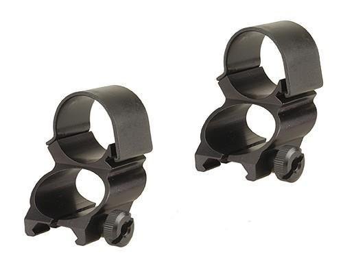 Weaver Detachable See-Thru Scope Rings 1 Extension Black