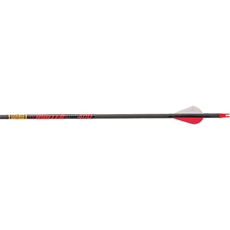 Gold Tip HUN500A2 Hunter Arrows 500 Raptor Vanes 12-Pack