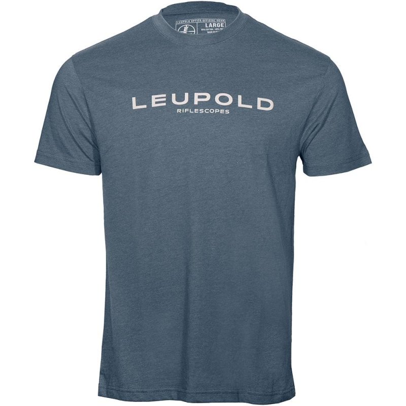 Leupold Riflescopes Short Sleeve Shirt Indigo M