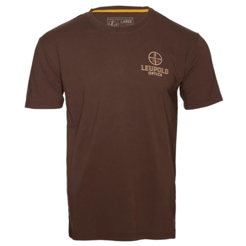 Leupold Magazine Short Sleeve Shirt Brown Heather XL