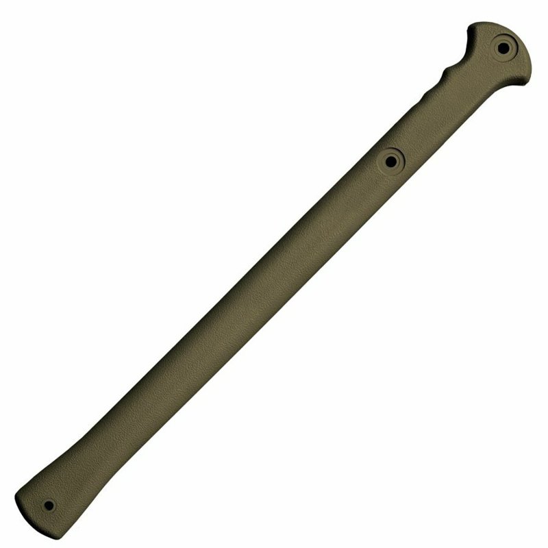 Cold Steel CS90PTHG Trench Hawk 3.5" 1055 Carbon Steel OD Green Handle