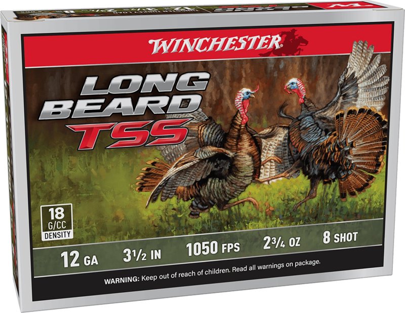 Winchester LBTSS12L8 Long Beard TSS 12Ga 3.5" 2.75oz Tungsten 8 Shot