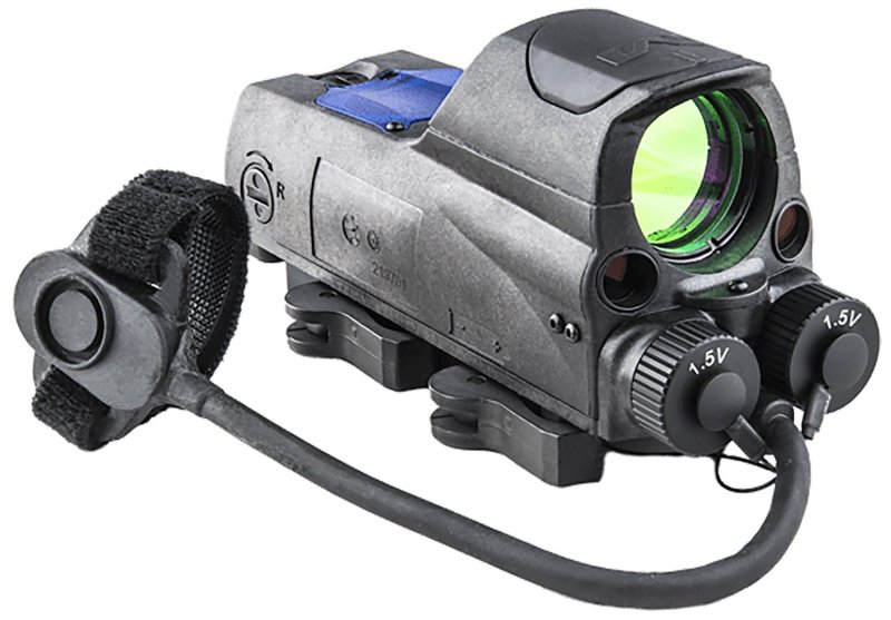 Meprolight 0687703 MOR PRO 1x30mm Red/IR Laser Sight 2.2 MOA Reticle Black