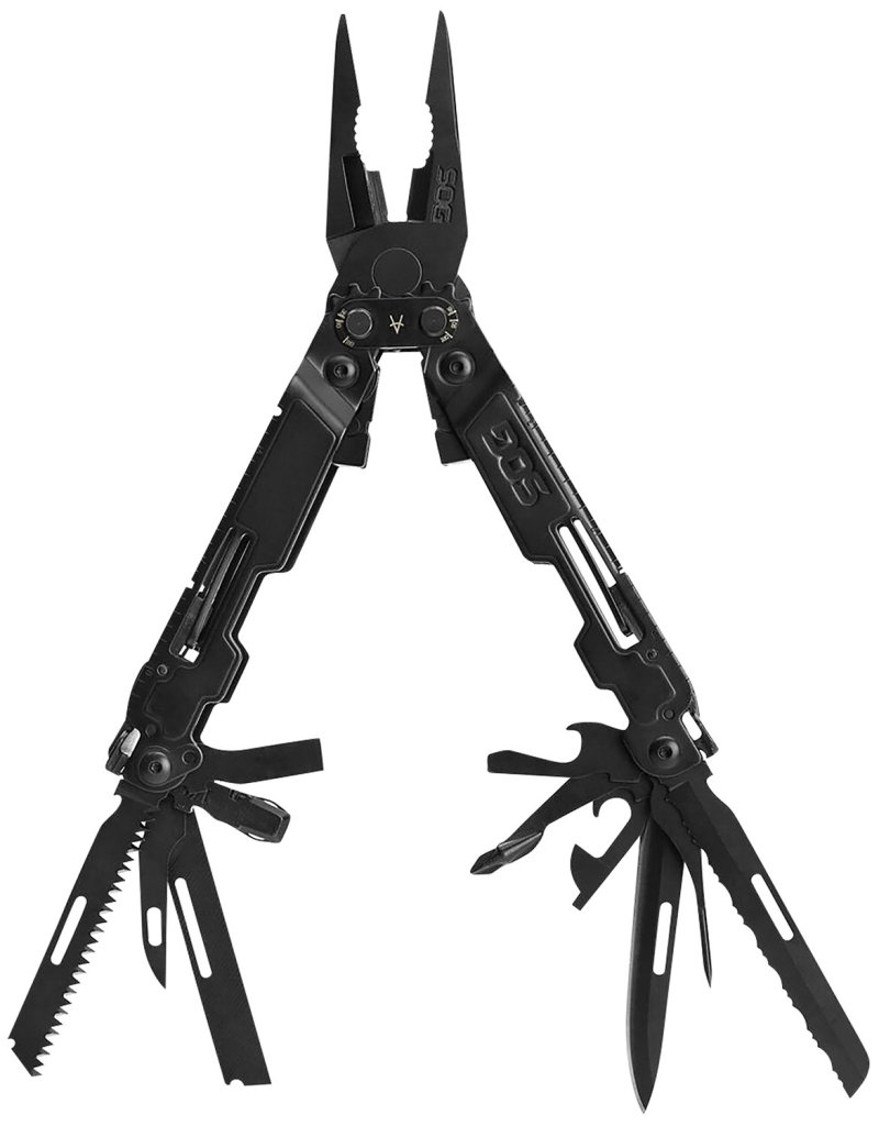 SOG SOGPA2002CP PowerAccess Deluxe Multi-Tool Black Stainless Steel 21-in-1