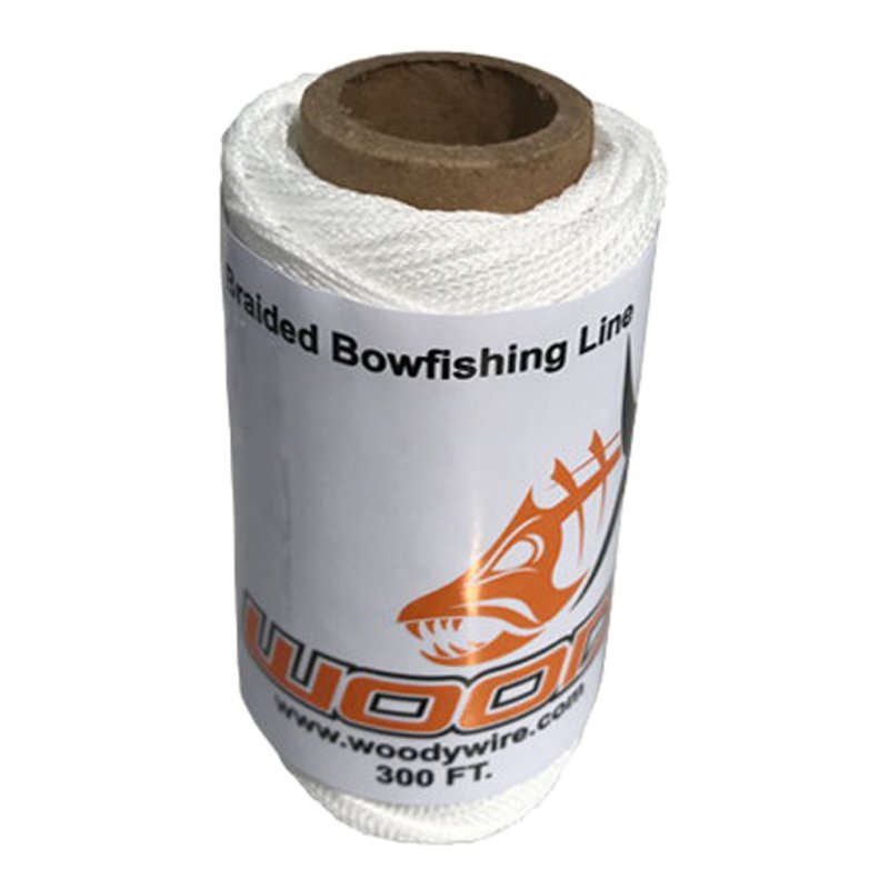 Woody Wire WW300 Fast Flight Bowfishing Braided Line 200lb 300ft