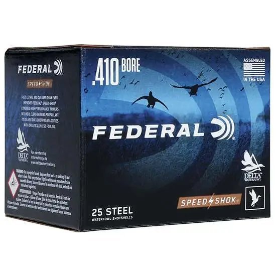 Federal Speed-Shok .410 Bore 3 In 3/8 oz 6 Shot 25 Rounds