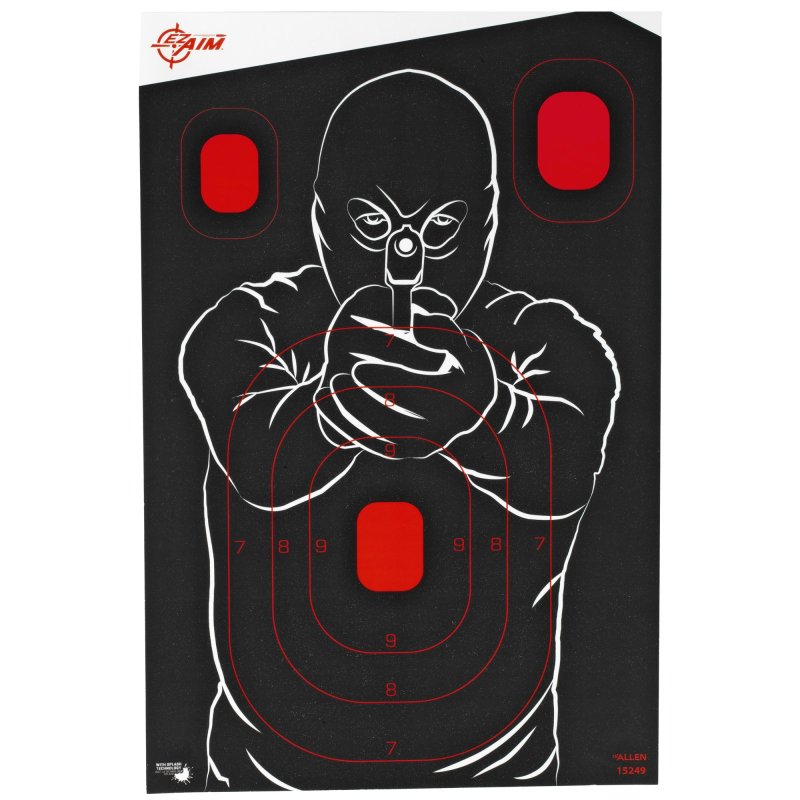 Allen 15249 Silhouette Target 12 in x 18 in Non-Adhesive 5 Pack