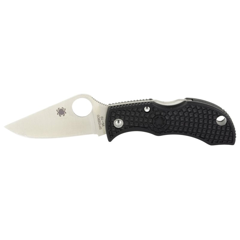 Spyderco Manbug MBKP 1.95 In VG-10 SS Blade Black FRN Handle