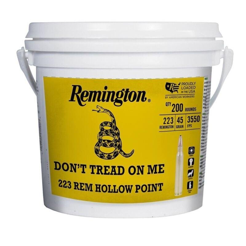 Remington UMC 250th Anniversary Don't Tread On ME .223 Rem 45gr JHP 200ct