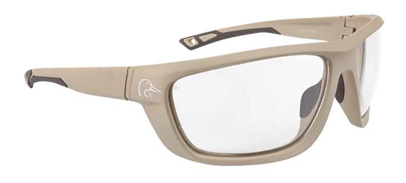 Radians DUFF13010C Clear Lens Tan Full Frame Safety Glasses