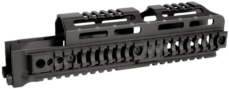 Midwest Industries MIAKALPHAQR10 AK Alpha Black 6061 Aluminum...