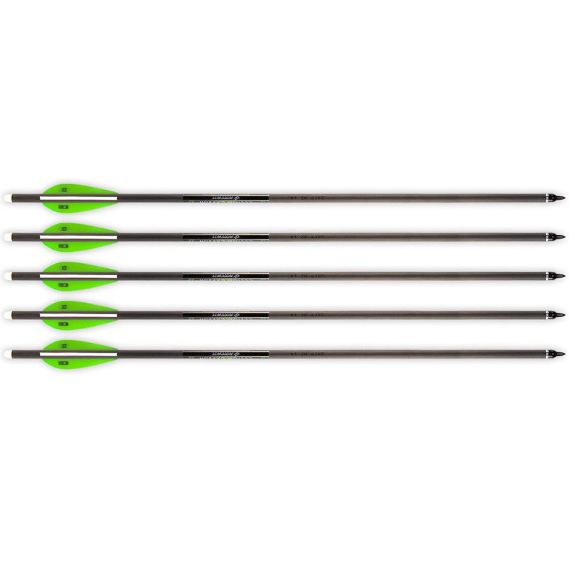 Barnett Outdoors Head Hunter Carbon Crossbow Bolts 22 In 5 Pack 16079