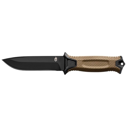 Gerber StrongArm Fixed Blade Knife Black Serrated Full-Tang