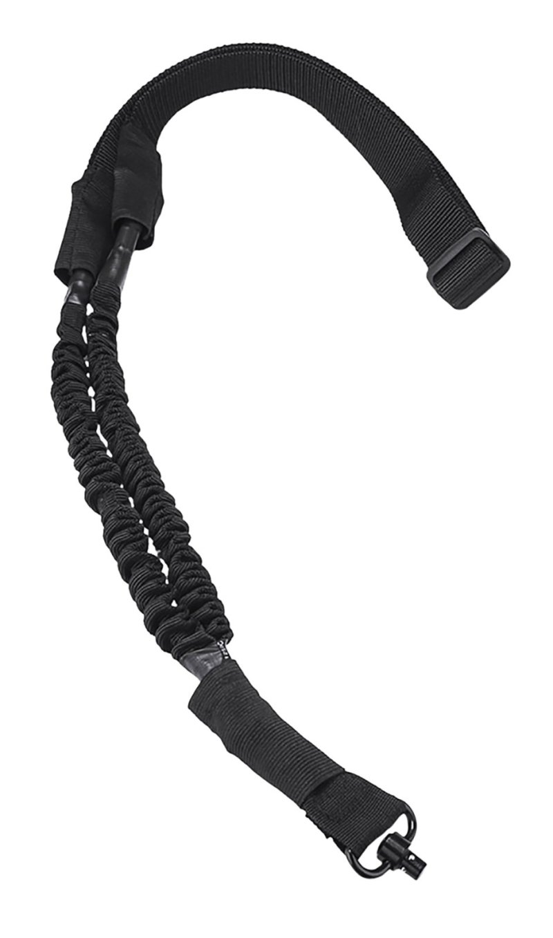 NcSTAR Single Point Adjustable Bungee Sling Black with QD Swivel