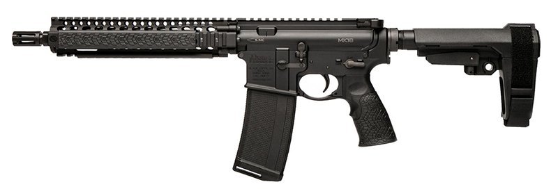 Daniel Defense 02-088-01202 DDM4 MK18 5.56 Pistol 10.3" Black RIS II