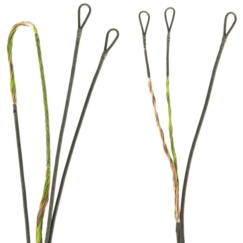 First String Premium String Kit Green/Brown Diamond Edge