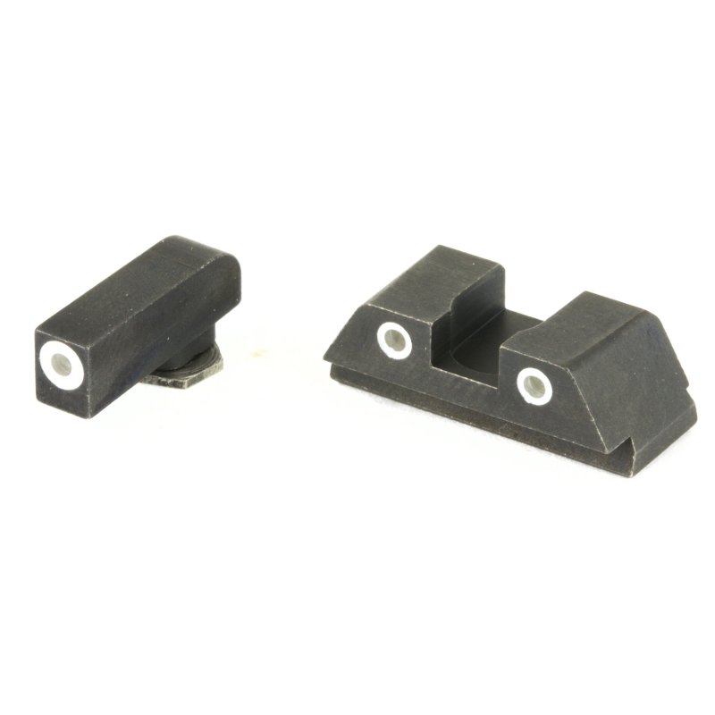 AMERIGLO For Glock Classic Style 3 Dot Grn Trit Whit Outlin FrntRear Sghts