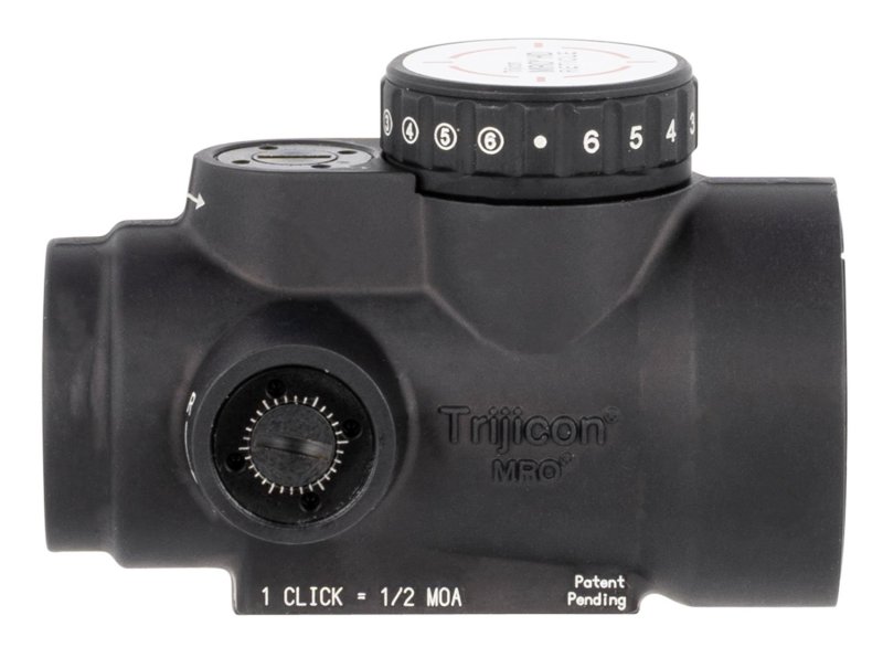Trijicon MRO HD 1x25 2 MOA Dot 68 MOA Circle Matte Black 25 MM