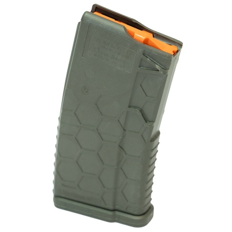 Hexmag Magazine Shorty 223 Remington/556NATO 20 Rounds Fits AR-15 Olive