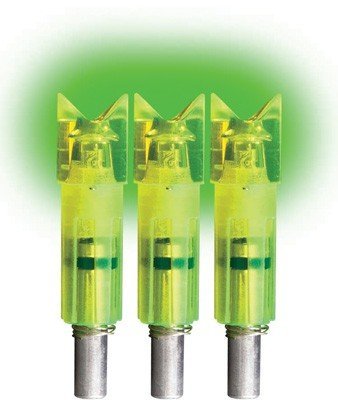 Lumenok ECC3G Lighted Nock Green Crescent Easton Carbon 3-Pack
