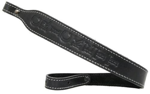 Crickett KSA800 Rifle Sling Black Leather 23"x1.75" Embossed