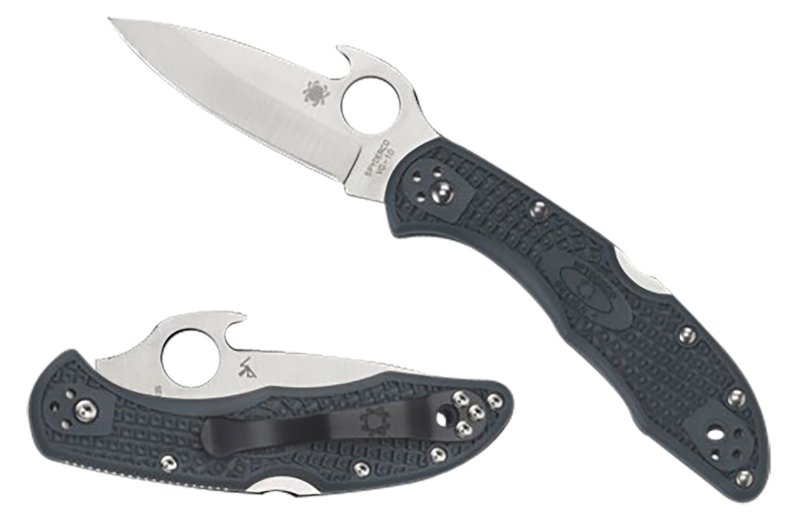 Spyderco C11PGYW Delica SL-PL W-Wave Gray Knife