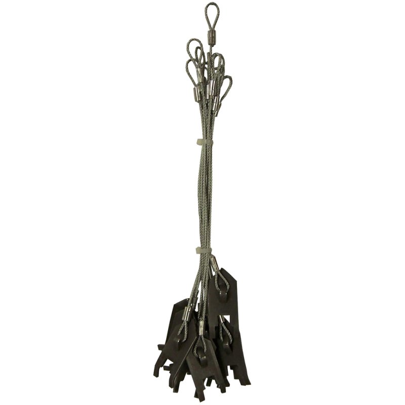 Wolf Fang 18WF-12 12pk 18in Large-Surface Rugged Cable Stakes