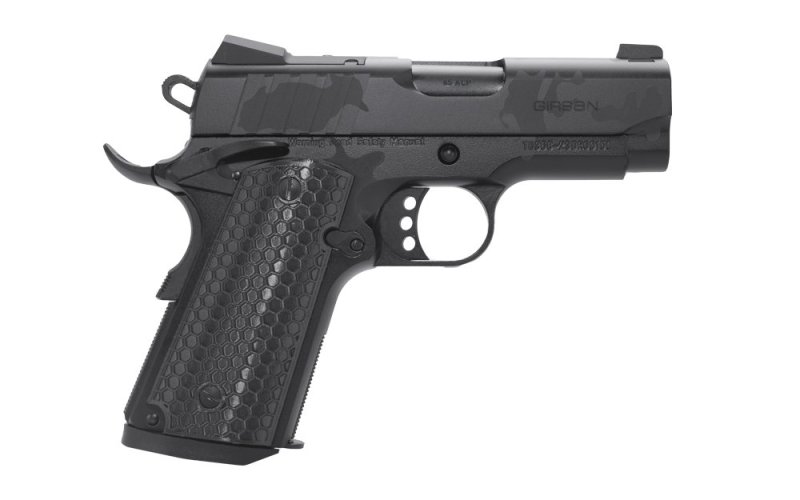 Girsan 391151 MC1911 SC Influencer Sub-Compact 45 ACP 6+1 3.40" Black...