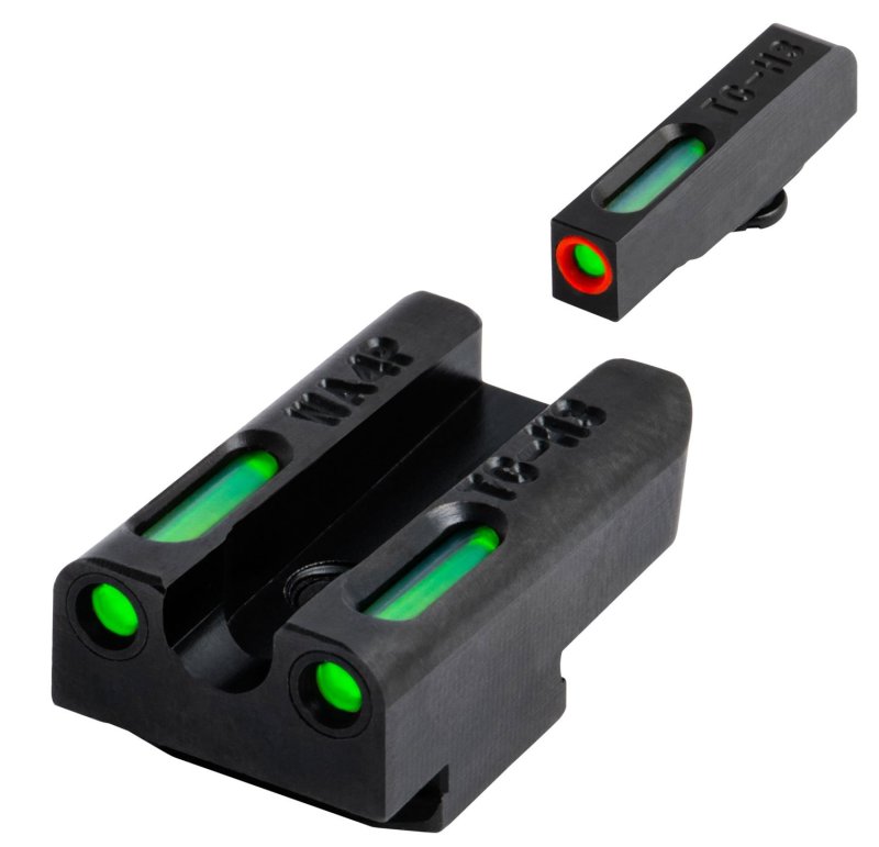 TruGlo TFX Pro CNC Steel Green Tritium Fiber Optic