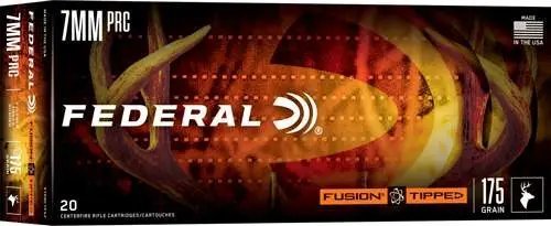 Federal Premium Fusion 7mm PRC 175gr Bonded Soft Point 20 Rounds