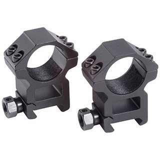 Traditions Rings 1" Extra High Matte Black 4 Screw A763XH