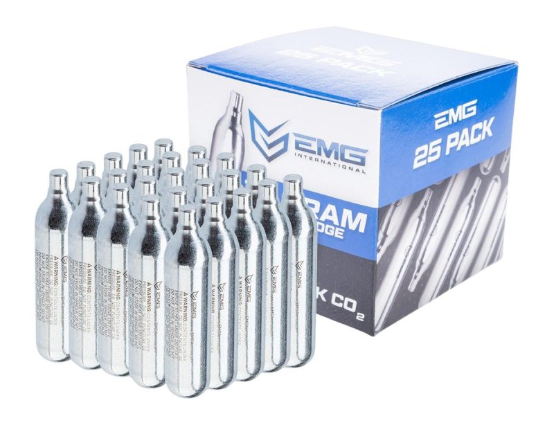 SOFTAIR EMG 13975 12 Gram CO2 Cartridges 25 Count