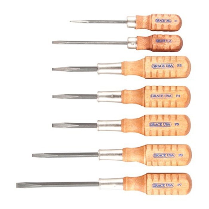 Grace USA GRHG7 Gunsmith Screwdriver Set, 7-Piece